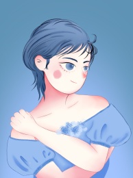 半身女士像