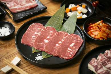 黑牛牡蛎肉  烤肉