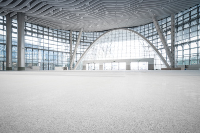 广东省深圳国际会展中心贸易展销会的场景