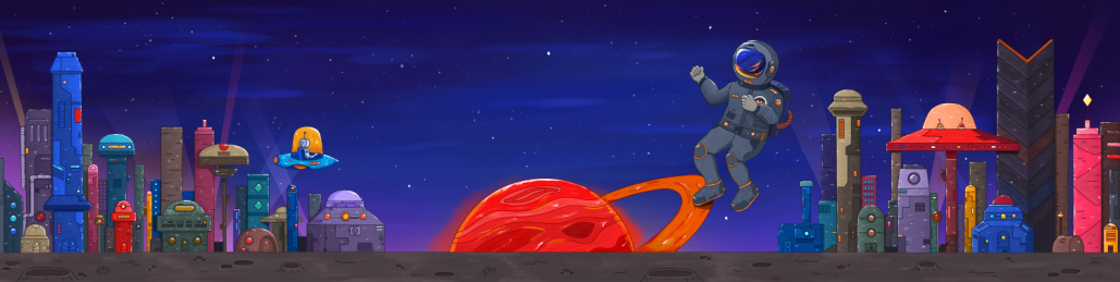 宇宙星球插画
