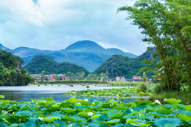 中国云南文山州丘北县普者黑风景区