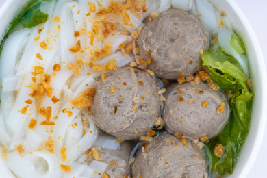 潮汕牛肉丸粿条
