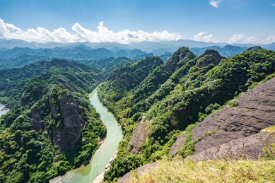 广西桂林资源天门山资江河流风光