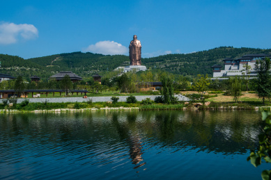 山东省曲阜市尼山省级文化旅游度假区风光