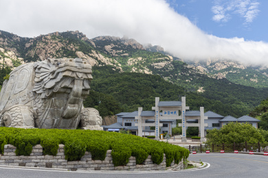 山东青岛崂山夏季自然风光