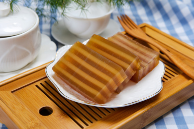 美味小吃水晶千层糕