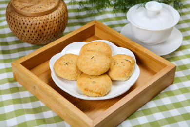 传统点心芝麻烧饼