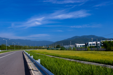 北京香山公园路上