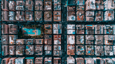 航拍中国深圳经济特区宝安中心创业立交桥