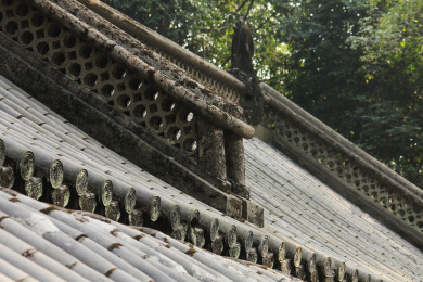 中国传统建筑的排水屋檐