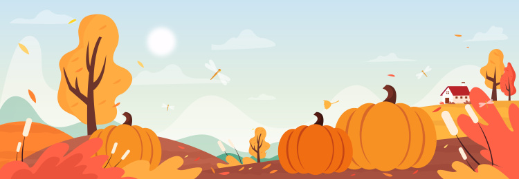 秋天的万圣节南瓜