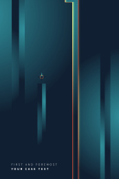 墨绿色背景轻奢抽象风格光影数字创意设计广