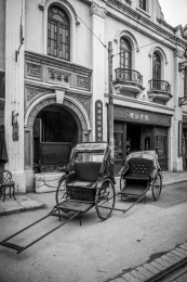 老上海街道场景