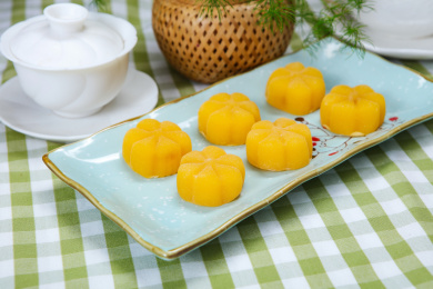 港式冰皮流心月饼