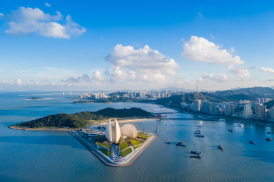 广东珠海地标建筑 珠海大剧院