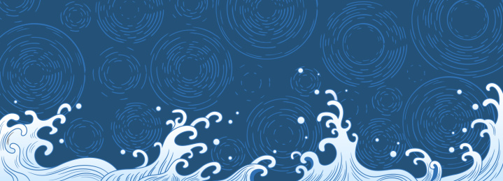 中国风传统海水纹底纹