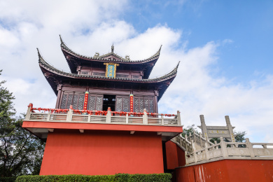 中国江苏省苏州市穹窿山景区上真观