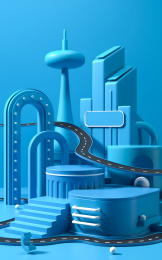 3D模拟场景产品展台创意图