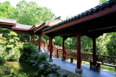 杭州永福寺游廊