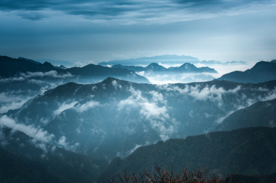 中国湖北神农架林区神农顶