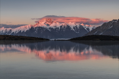 中国四川甘孜康定里所海的风光