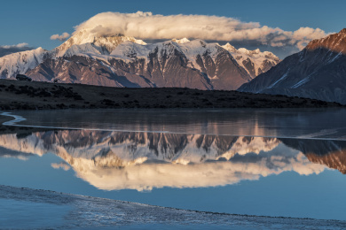 中国四川甘孜康定里所海的风光