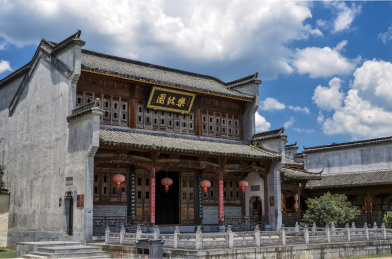 中国安徽省黟县宏村彼乐园