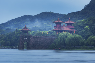 中国湖北武汉东湖磨山楚城楚天台