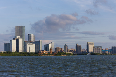 中国江苏省苏州工业园区独墅湖景区