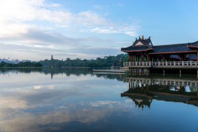 中国广东惠州市惠州西湖丰渚园