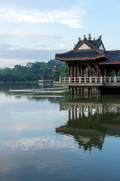 中国广东惠州市惠州西湖丰渚园