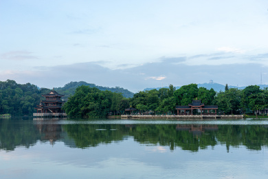 中国广东惠州市惠州西湖丰渚园