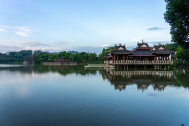 中国广东惠州市惠州西湖丰渚园
