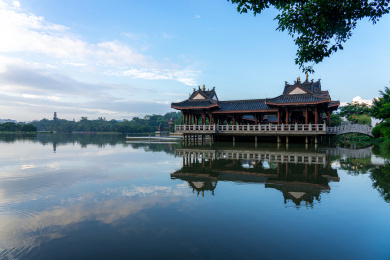 中国广东惠州市惠州西湖丰渚园