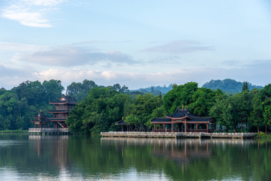 中国广东惠州市惠州西湖丰渚园