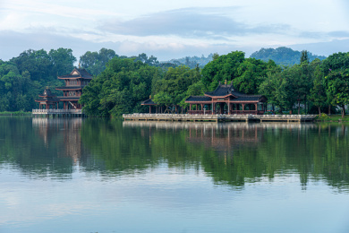 中国广东惠州市惠州西湖丰渚园
