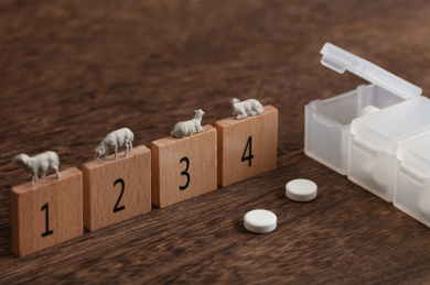 数羊睡眠按时入睡褪黑素