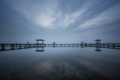 中国湖北武汉东湖听涛轩风景区