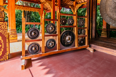 室内傣族传统器乐静物展示品