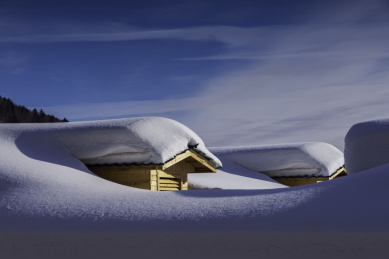 中国黑龙江牡丹江雪乡的风光