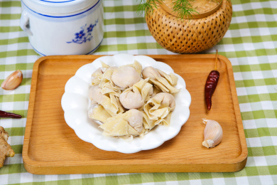 刚包好的生云吞