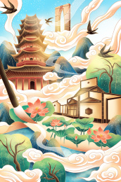 苏州城市园林风景