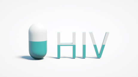 胶囊与HIV概念图