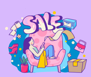 躺着下单买打折