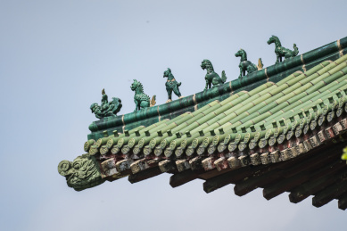 古建筑坡屋顶脊兽