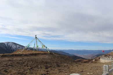 中国四川藏区风马旗