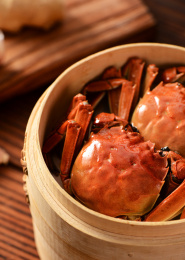 清蒸大闸蟹