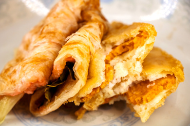 地滩风味小吃武大郎烧饼