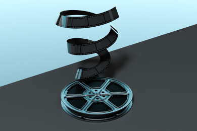 电影工业胶卷 3D渲染