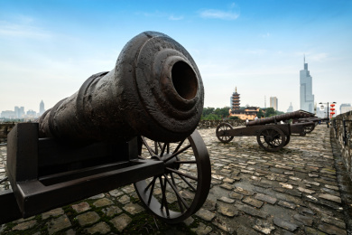 南京明城墙古炮台